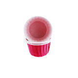 Cupcake Kalıbı Büyük Boy Düz Renk  62*40 Mm (50 Adet)  Fuşya