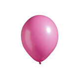 Metalik  Balon 12 İnç Baskısız (100 Adet)  Fuşya