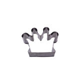 Kek Kurabiye Ve Pasta Kalıbı Metal Şekilli Kral Tacı 8.5X6.5 CM