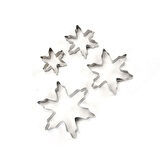 Kek Kurabiye Ve Pasta Kalıbı Metal 4 Lü Set Kartanesi Modeli
