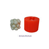Silikon Mum Kalıbı Bubble Model 5.5X6.5 CM
