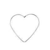 Metal Makrome Kalp  Makrome  Kalıbı 30 CM