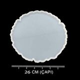 Epoksi Silikon Güneş Tepsi Kalıbı 26 CM