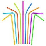 Plastik  Pipet 8 MM Karışık Renkli 26 CM (50 Adet)