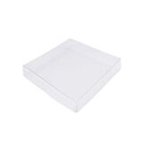 Asetat Kutu Bubble Mum Kutusu  20X20X3.5 CM (10 Adet)