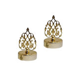 40 CC Kavanoz  Şişe Plastik Güneş Kubbe (25 Adet)  Gold