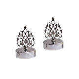 40 CC Kavanoz  Şişe Plastik Güneş Kubbe (25 Adet)  Gümüş