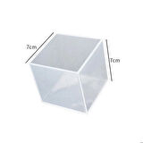 Epoksi Silikon Kalıp Küp Modeli 7X7X7 CM
