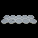 Epoksi Silikon Kalıp İstiridye Deniz Kabuğu Bardak Altı Ve Magnet Kalıbı 6.5 CM 10 Lu