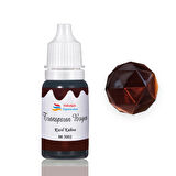 Epoksi Reçine Transparan Boya Pigment Şeffaf Epoksi Boyası 20 ML  Kızıl Kahve - 3002