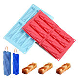 Silikon Kalıp Mum Örgülü Sabun Taş Tozu Kalıbı Burgulu Model Kek Çikolata Kalıbı 8 Li