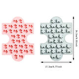 Silikon Kek Kalıp Çikolata Puzzle Şekilli Minik Puzzele Kalıbı Şeker Hamuru Jelibon Kalıbı