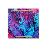 Epoksi Silikon Kalıp YERLİ Düz Tepsi Kalıbı 25X25 CM