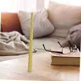 Poli Karbon Mum Kalıbı Şamdanlık  Uzun  Burgulu 31 CM