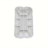 Silikon Avrupa Dantel Fiyonk Tasarımlı Silikon Kalıp Büyük Boy 20X11.3 CM