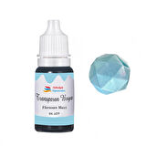 Epoksi Reçine Transparan Boya Pigment Şeffaf Epoksi Boyası 20 ML  Floresan Mavi - 6019
