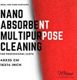 Wilma Secret Nano Mikrofibre Bez 2 Adet 35x40cm - Temizlik Bezi, Ekran Bezi, LCD bezi, Nano Mikrofiber Bez