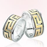 Labirent Model Altın Alyans 3107