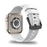 Apple Watch Seri 8 7 6 5 4 3 2 Se Ultra 42MM / 44MM / 45MM / 49MM Uyumlu Spor Silikon Kordon