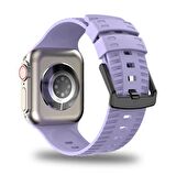 Apple Watch Seri 8 7 6 5 4 3 2 Se Ultra 42MM / 44MM / 45MM / 49MM Uyumlu Spor Silikon Kordon