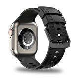Apple Watch Seri 8 7 6 5 4 3 2 Se Ultra 42MM / 44MM / 45MM / 49MM Uyumlu Spor Silikon Kordon