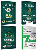Yediiklim Yayınları MBSTS Konu+Soru+5 Deneme+7 Deneme Sınavı Seti 4 Kitap