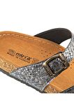 Muya 31101 Z Camilia Casual Günlük Platin Kadın Terlik