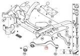 BMW E60 VE E61 FROW ÖN ROTİLLİ KOL SAĞ ÜST 31104026720