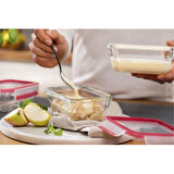 MasterSeal Fresh Fırınlanabilir Cam Saklama Kabı - 0,45 L
