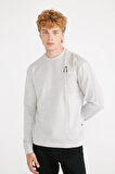 Erkek Gri Sweatshirt ( Model Kodu : J232406 )