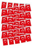 Türk Bayrağı İpli 50li Küçük Boy (5li Set)