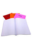 Yaratıcı Zihinler İçin 2 Çizgili 2 Kareli A4 Defter Seti 4lü Temel Paket
