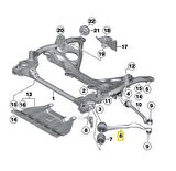 BMW 1 - 2 - 3 VE 4 SERİSİ TRW SAĞ ÜST SALINCAK KOLU 31126855742