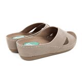 Muya Active Anatomik Topuk Dikeni Kadın Terlik Açık Vizon