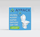 Klozet Kapak Örtüsü Taşınabilir Cep Tipi 10 Lu - 12 Paket (120 ADET)