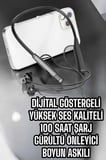 Boyun Bantlı Bluetooth Kulaklık Yüksek Ses Kaliteli 100 Saat Kulaklık