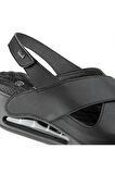 Muya 31213 Z Assos Platform Siyah Kadın Sandalet
