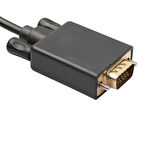 PrimeX PX-1256 1.5 Metre Display To VGA Kablo, Displayport to vga Kablo, Dp to Vga Çevirici Kablo (Display Bilgisayara-VGA Monitöre Takılır)