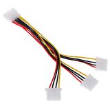 PrimeX PX-4999 ide Hdd 4 Pin 3 Port Hard Disk Power Çoklayıcı Güç Kablosu, Psu Molex Çoklayıcı