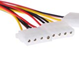 PrimeX PX-4999 ide Hdd 4 Pin 3 Port Hard Disk Power Çoklayıcı Güç Kablosu, Psu Molex Çoklayıcı