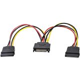 PrimeX PX-4426 Sata to Sata Çoklayıcı , Sata Pin Dişi-2 Port Sata Erkek Çoklayıcı, Sata Y Kablo Splitter Hdd Bağlantı Kablosu