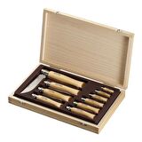 OPINEL INOX KAYIN SAPLI 10 LU CAKI SETI (NO:2-12)