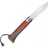 Opinel Inox No 08 Paslanmaz Çelik Çakı (Kırmızı)