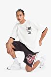 DeFactoFit NBA Miami Heat Oversize Geniş Kalıp Bisiklet Yaka Sırt Baskılı Kısa Kollu Tişört D9866AX25SPER105