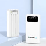 Enerx ENR-P20DC 20000 mAh 2.1 Amper Dahili Kablolu Powerbank Siyah (3126)
