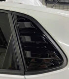 Volkswagen Polo 2019+ Kelebek Cam Kaplama - Piano Black