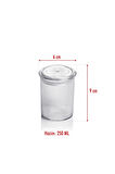 12'li Barok Yuvarlak Baharat Kavanoz Seti & Saklama Kabı & Erzak Kabı (12*250 ML)