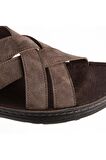 Muya 31318 M Tiger Casual Günlük Kahverengi Erkek Terlik