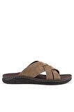 Muya 31318 M Tiger Casual Günlük Vizon Erkek Terlik