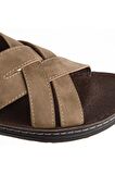 Muya 31318 M Tiger Casual Günlük Vizon Erkek Terlik